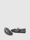 Sapatos com Fivela em Preto